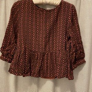 Cute peplum blouse, small